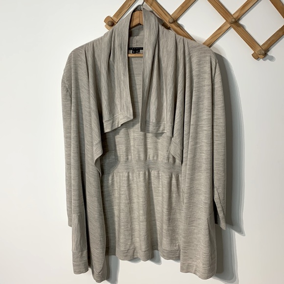 Theory Maritza B Preen Drape Cardigan - Picture 5 of 9